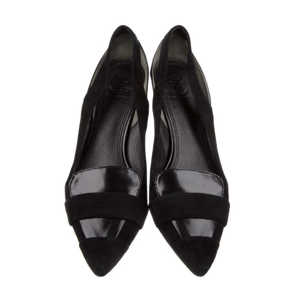 Tory Burch Women’s Black Suede Pumps Size 7.5